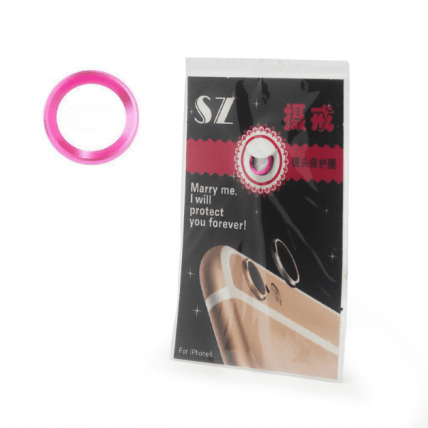 Metalna zastita kamere za iPhone 6/6S pink