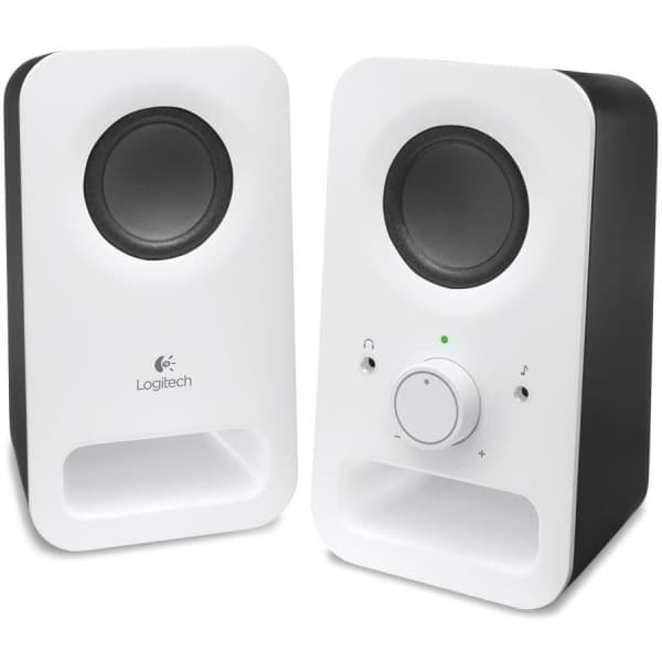 LOGITECH Z150 Stereo Speakers - SNOW WHITE - 3.5 MM ( 980-000815 )