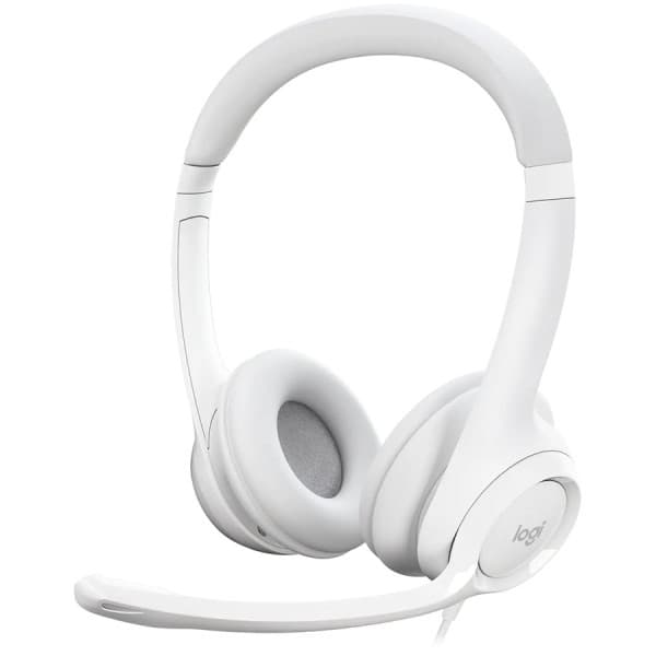 LOGITECH H390 Corded Headset - OFFWHITE - USB ( 981-001286 )
