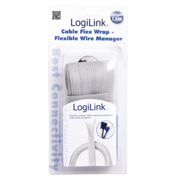 LogiLink fleksibilni dršač kablova 1.8m sivi ( 1466 )