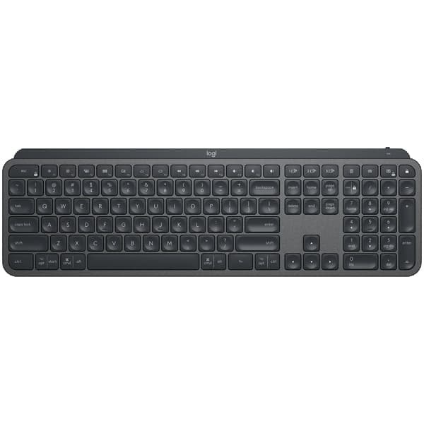 LOGITECH MX Keys S Plus Bluetooth Illuminated Keyboard with Palm Rest - GRAPHITE - US INTL ( 920-011589 )