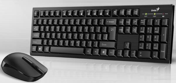 Tast+Mis USB Wireless Genius KM-8101 YU,BLACK, 2,4GHz