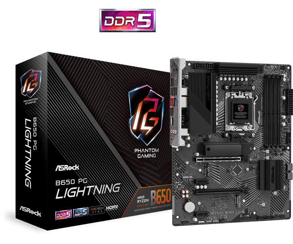 MB AM5 ASRock B650 PG LIGHTNING 90-MXBK20-A0UAYZ