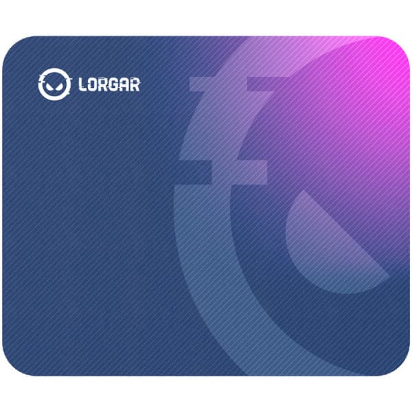Lorgar Main 133, Gaming mouse pad, High-speed surface, Purple anti-slip rubber base, size: 360mm x 300mm x 3mm, weight 0.2kg ( LRG-GMP133 )