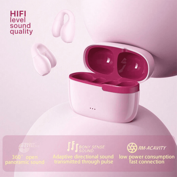 Bluetooth slusalice REMAX Enchanter Series CozyBuds W11 roze