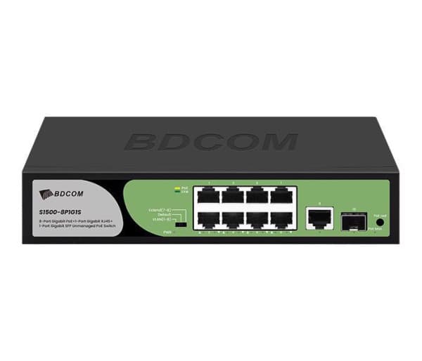 BDCOM switch S1500-8P1G1S , Poe ( 5586 )