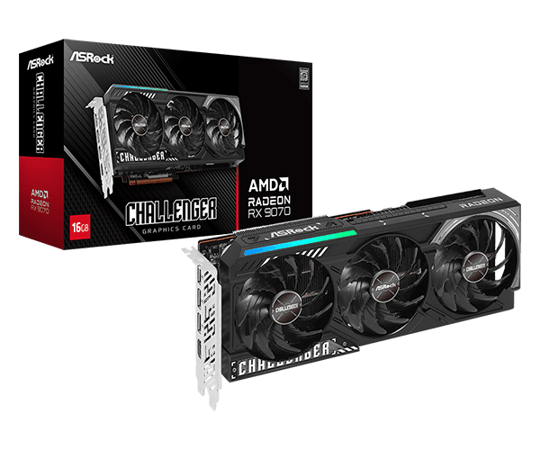 SVGA Asrock Radeon RX 9070 Challenger 16GB, RX9070 CL 16G