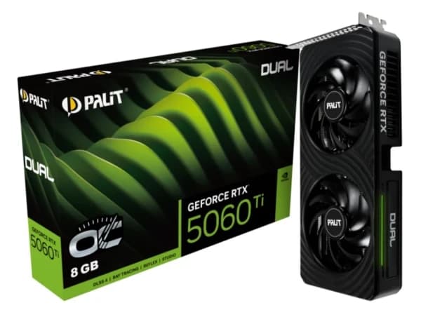 VGA Palit RTX5060 Ti DualOC 8GB NE7506TT19P1-GB2062D