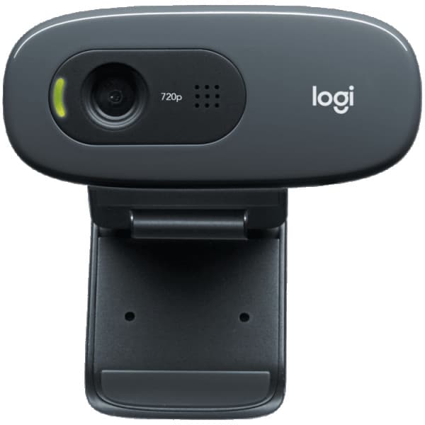 LOGITECH C270 HD Webcam - BLACK - USB ( 960-001063 )