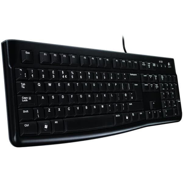 LOGITECH K120 Corded Keyboard - BLACK - USB - US INTL - B2B ( 920-002479 )