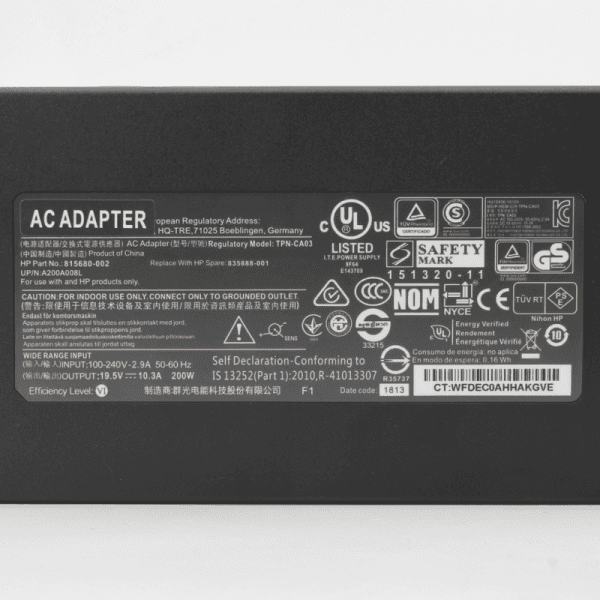 Punjac za laptop HP 19.5V 10.3A (7.4*5.0) ugao 90 HQ