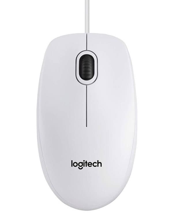 Miš USB Logitech B100 Optical White 910-003360
