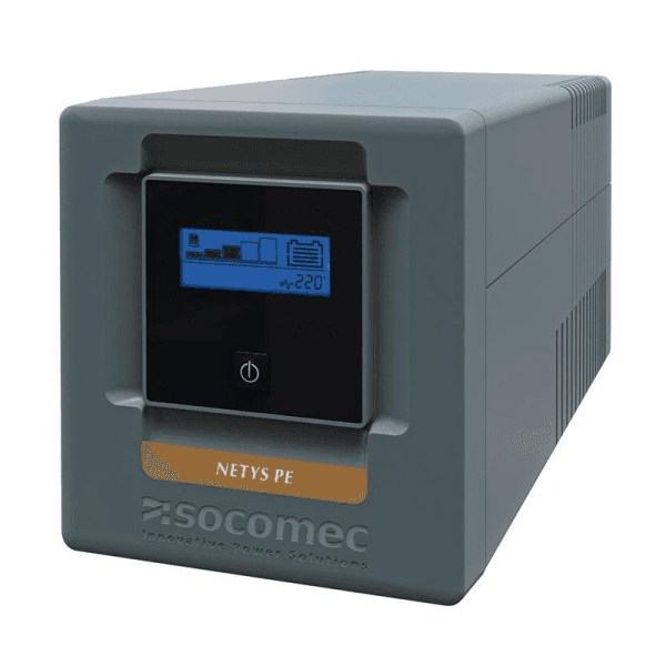 UPS Socomec NeTYS PE 1500VA900W 230V 5060Hz BATTERY INCLUDED WITH AVR, STEP