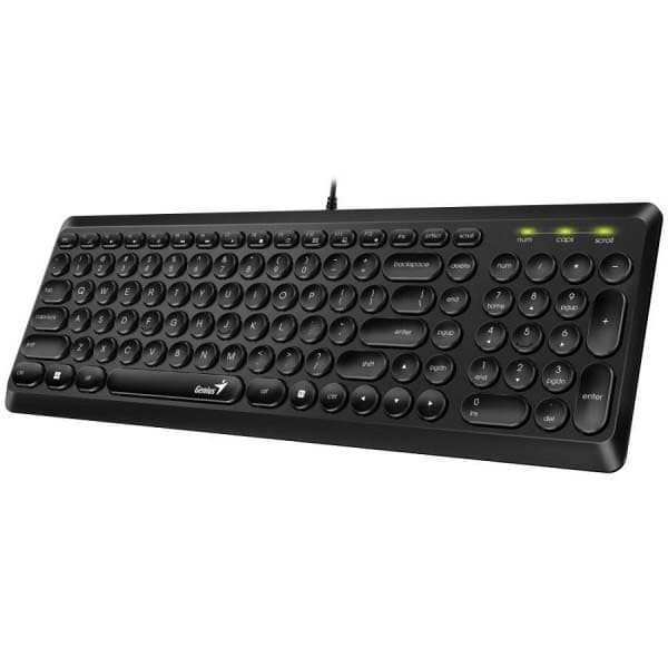 Tastatura Genius SlimStar Q200 USB YU black