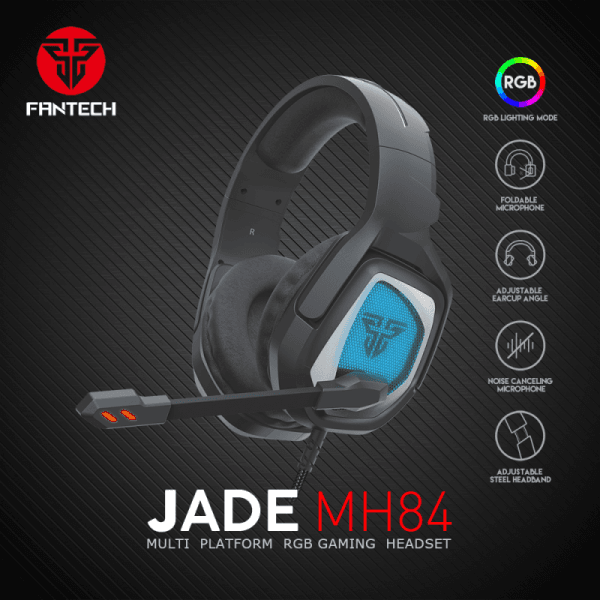 Slusalice Gaming Fantech MH84 Jade crne