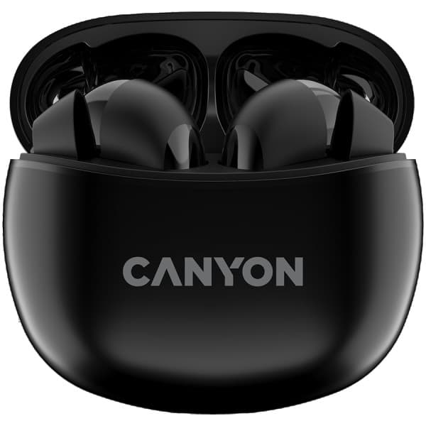 Canyon TWS-5 Bluetooth headset, with microphone, BT V5.3 JL 6983D4, Frequence Response:20Hz-20kHz, battery EarBud 40mAh*2+Charging Case 500