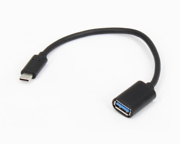 E-GREEN Adapter USB 3.0 (F) - USB 3.1 Tip C (M) - OTG 0.15m crni