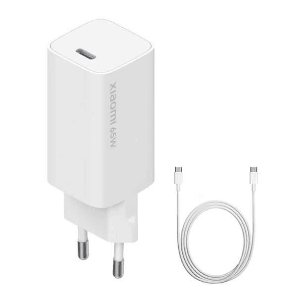 Kucni punjac Xiaomi PD 65W sa Type C kablom beli