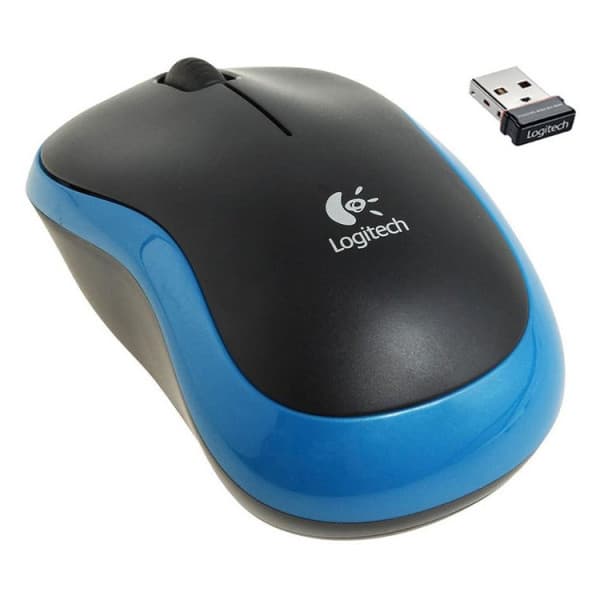 LOGITECH M185 Wireless Mouse - BLUE - EWR2 ( 910-002236 )
