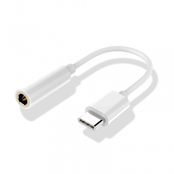 Adapter Type C na 3.5mm HQ beli (podrzava Samsung modele)