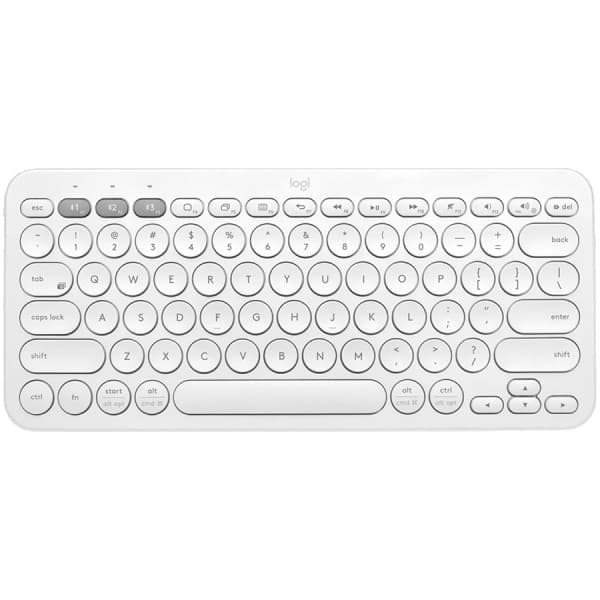LOGITECH K380S Multi-Device Bluetooth Keyboard - TONAL WHITE - US INTL ( 920-011852 )
