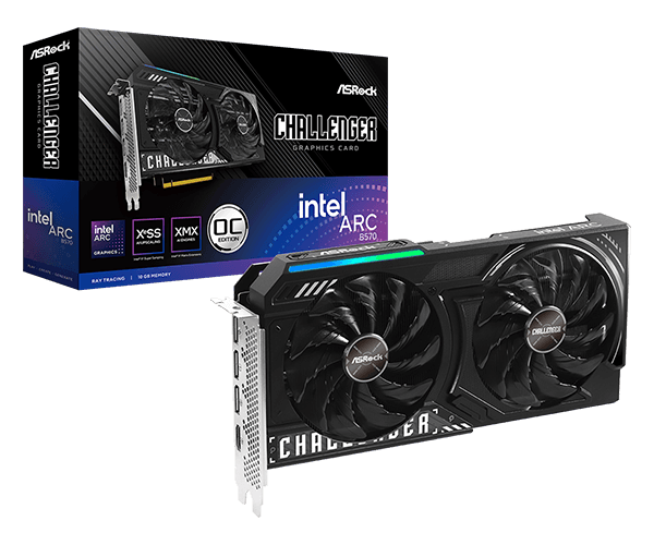 SVGA Asrock Intel Arc B570 Challenger 10GB OC, B570 CL 10GO