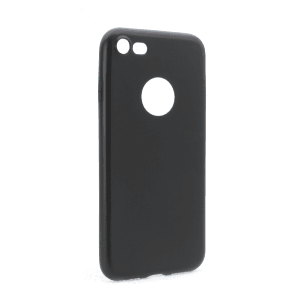 Torbica silikonska Skin za iPhone 7 mat crna (sa otvorom za logo)