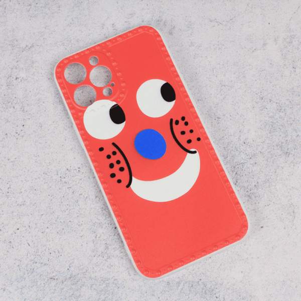 Torbica Smile face za iPhone 12 Pro Max 6.7 crvena