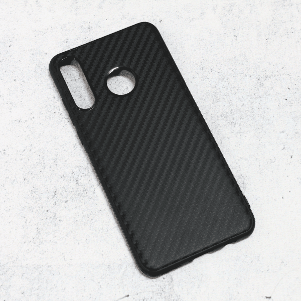 Torbica Carbon fiber za Huawei P30 Lite crna